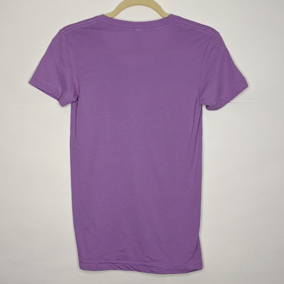East Coast Lifestyle Purple Logo Tee Small - Picture 2 of 7